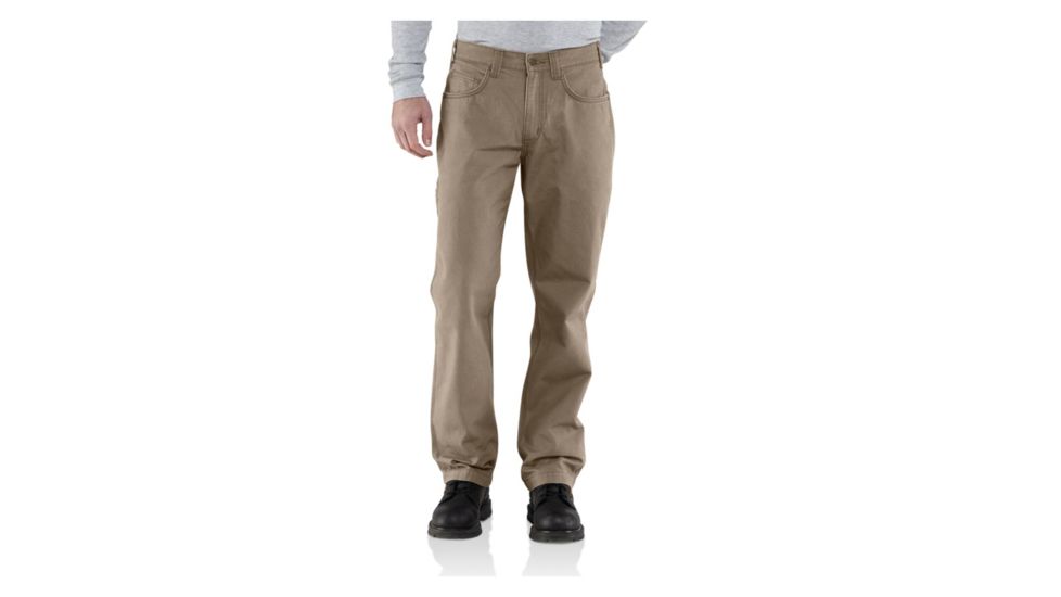 Carhartt Ripstop Cell Phone Pant - Mens-Desert-38 Waist-Short Inseam