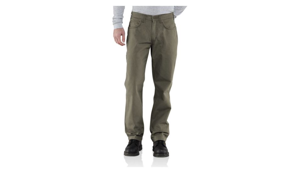 Carhartt Ripstop Cell Phone Pant - Men's-Moss-30 Waist-Long Inseam