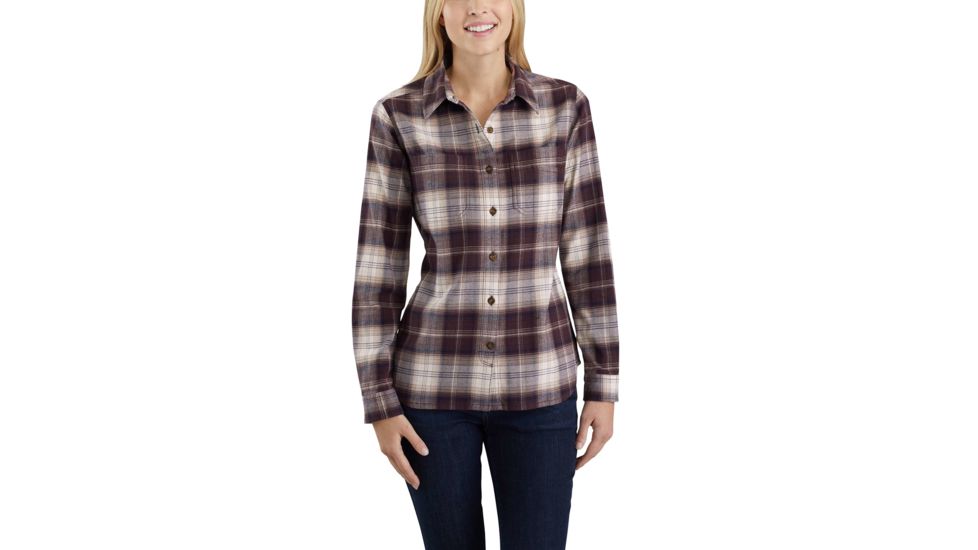 Carhartt Rugged Flex Hamilton Shirt-Women's, Deep Wine, Small, Regular, 103226-643-REG-S