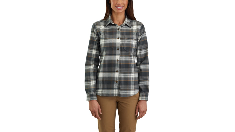 Carhartt Rugged Flex Hamilton Shirt - Womens, Gravel, Small, 103226-039-REG-S