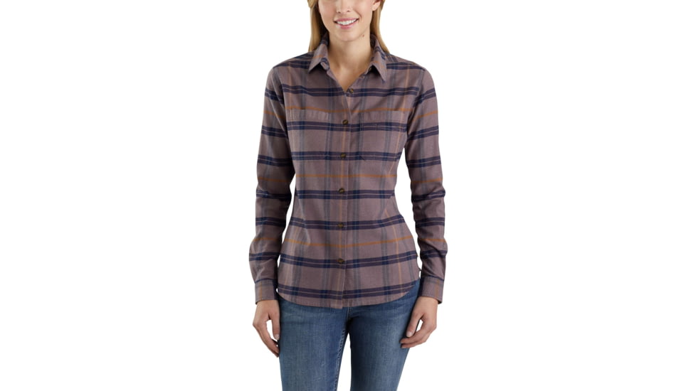 Carhartt Rugged Flex Hamilton Shirt-Womens, Sparrow Heather, Large, Regular, 103226-549-REG-L