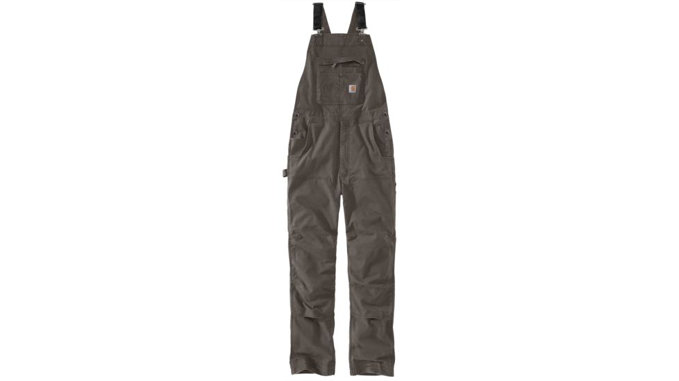 Carhartt Rugged Flex Rigby Bib Pants - Mens, Gravel, 30 Waist, 32 Inseam 102987-039-32-30