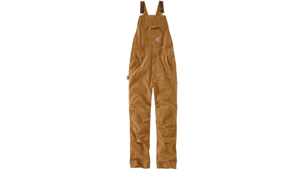 Carhartt Rugged Flex Rigby Bib Pants - Mens, Carhartt Brown, 40 Waist, 32 Inseam 102987-211-32-40