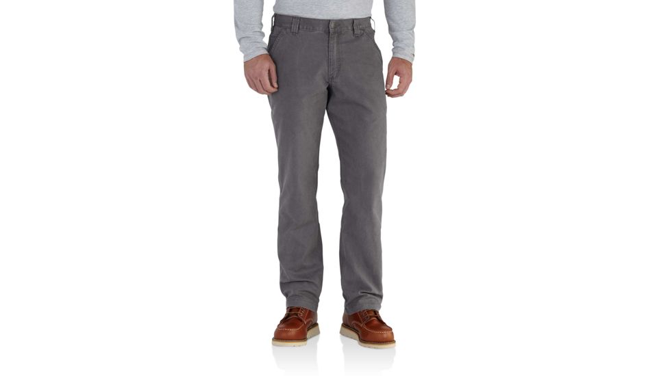 Carhartt Rugged Flex Rigby Dungaree for Mens, Gravel, 36/36 102291-039-36-36