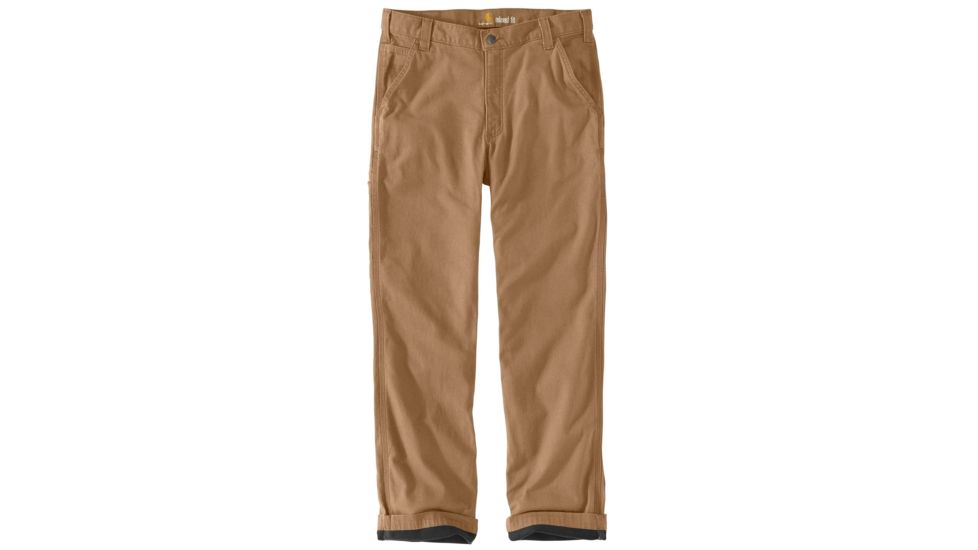 Carhartt Rugged Flex Rigby Dungaree Knit Lined-Mens, Dark Khaki, 32-36, 103342-253-36-32
