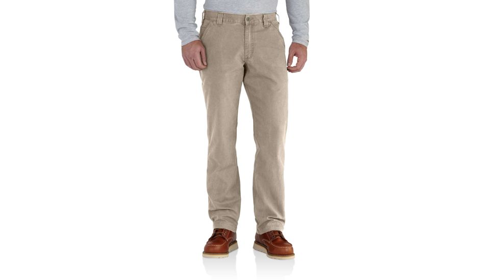 Carhartt Rugged Flex Rigby Dungaree - Mens, Tan, 54 Waist, 32 Inseam 102291-232-32-35