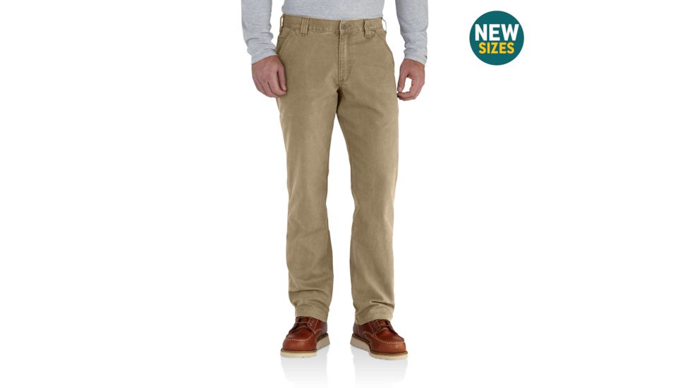 Carhartt Rugged Flex Rigby Dungaree-Men's, Dark Khaki, 28-32, 102291-253-32-28