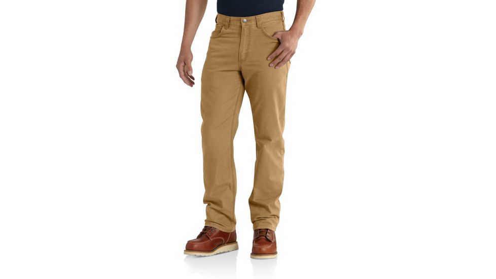 Carhartt Rugged Flex Rigby 5-Pocket Work Pants - Men's, Hickory, 30-30, 102517-918-30-30