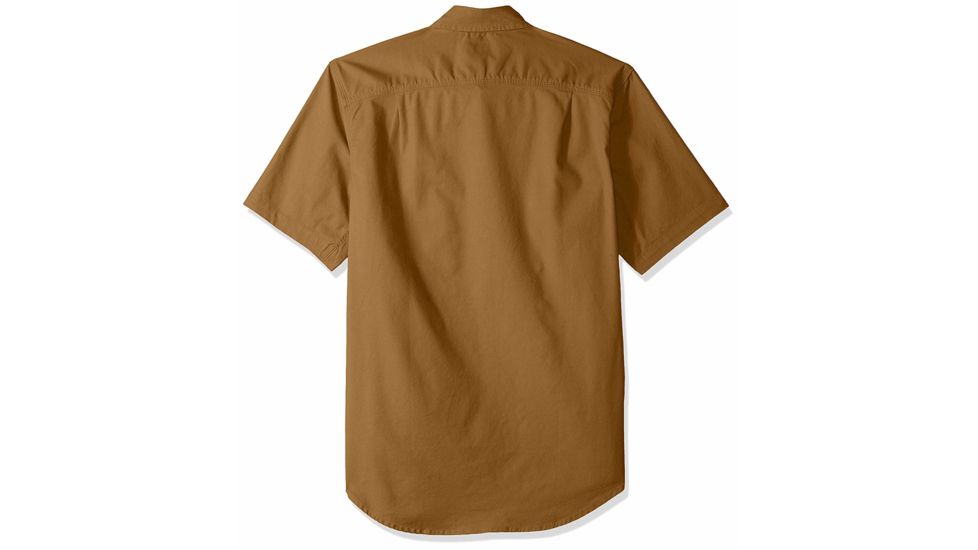 Carhartt Rugged Flex Rigby Short Sleeve Work Shirt Regular - Mens, Carhartt Brown, 4XL, 103555-211-4XL-REG