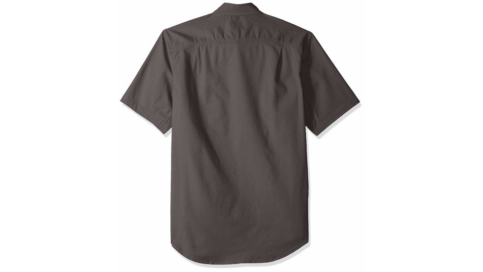 Carhartt Rugged Flex Rigby Short Sleeve Work Shirt Regular - Mens, Gravel, 4XL, 103555-039-4XL-REG