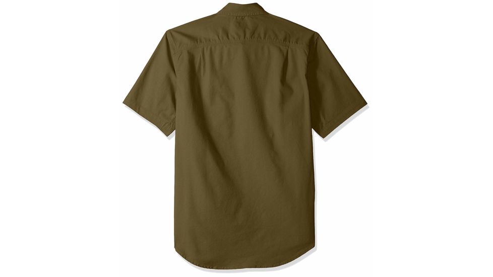 Carhartt Rugged Flex Rigby Short Sleeve Work Shirt Regular - Mens, Military Olive, 4XL, 103555-396-4XL-REG