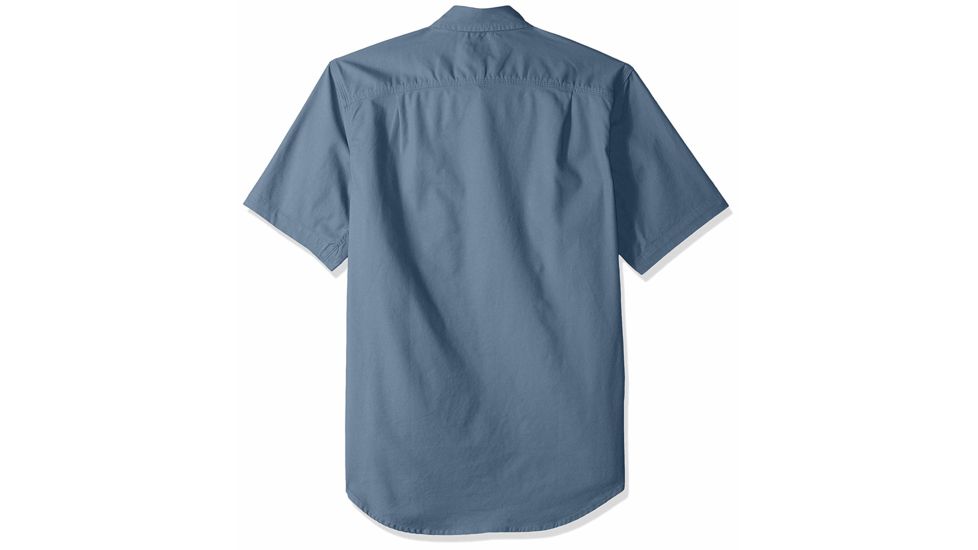 Carhartt Rugged Flex Rigby Short Sleeve Work Shirt Regular - Mens, Steel Blue, Small, 103555-437-S-REG
