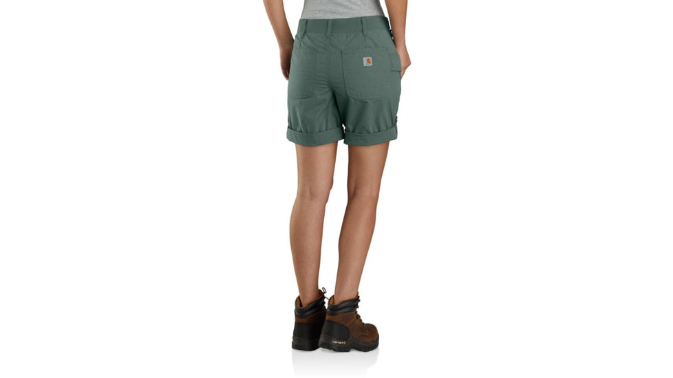 Carhartt Rugged Flex Ripstop Five-Pocket Short - Womens, Musk Green, 2, 104213-MKG-2