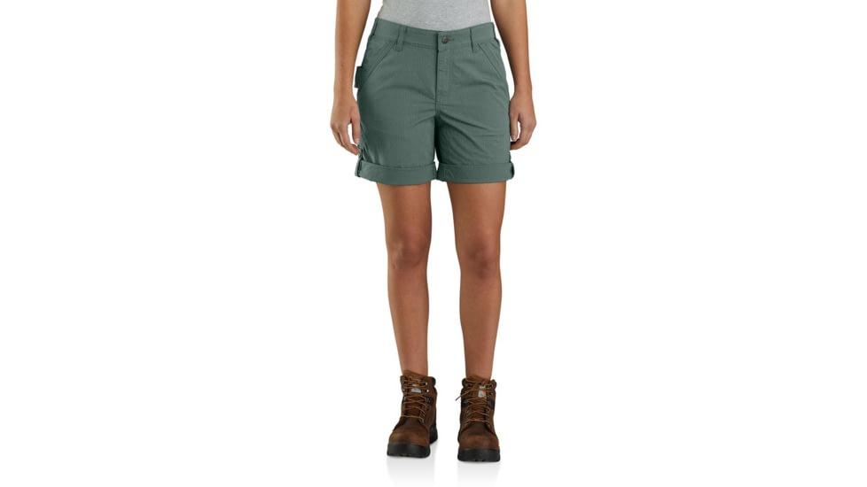 Carhartt Rugged Flex Ripstop Five-Pocket Short - Womens, Musk Green, 2, 104213-MKG-2