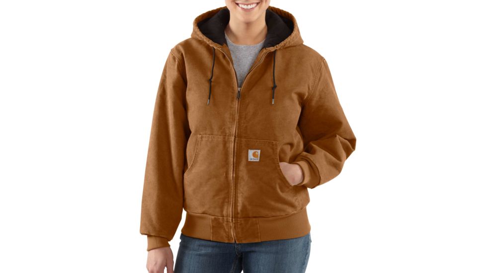 Carhartt Sandstone Active Jacket for Womens, Carhartt Brown, Small/Regular WJ130-211-REG-SML