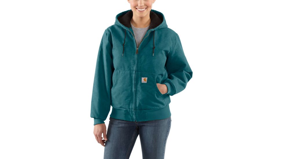 Carhartt Sandstone Active Jacket for Womens, Dark Teal, Extra Large/Regular WJ130-443-REG-XLG
