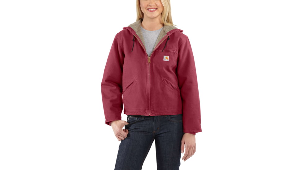 Carhartt Sandstone Sierra Jacket for Womens, Raspberry, Large/Regular WJ141-654-REG-LRG