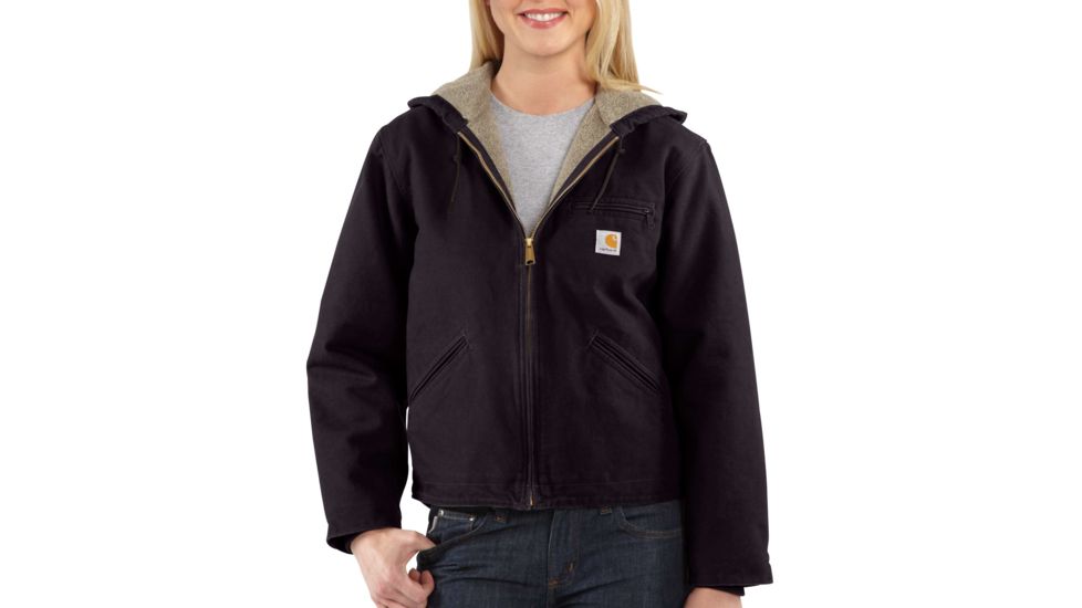 Carhartt Sandstone Sierra Jacket for Womens, Deep Wine, Extra Large/Regular WJ141-DWN-REG-XLG