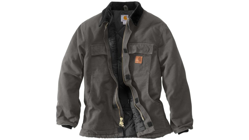 Carhartt Sandstone Traditional Coat for Mens, Gravel, Large/Tall C26-GVL-TLL-LRG