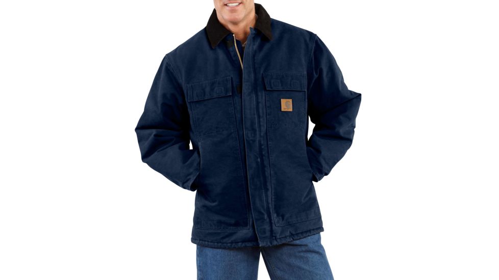 Carhartt Sandstone Traditional Coat for Mens, Midnight, Small/Regular C26-MDT-REG-SML