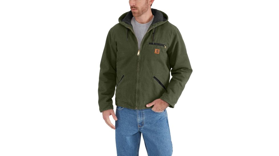 Carhartt Sierra Jacket for Mens, Moss, Small/Regular J141-MOS-REG-SML