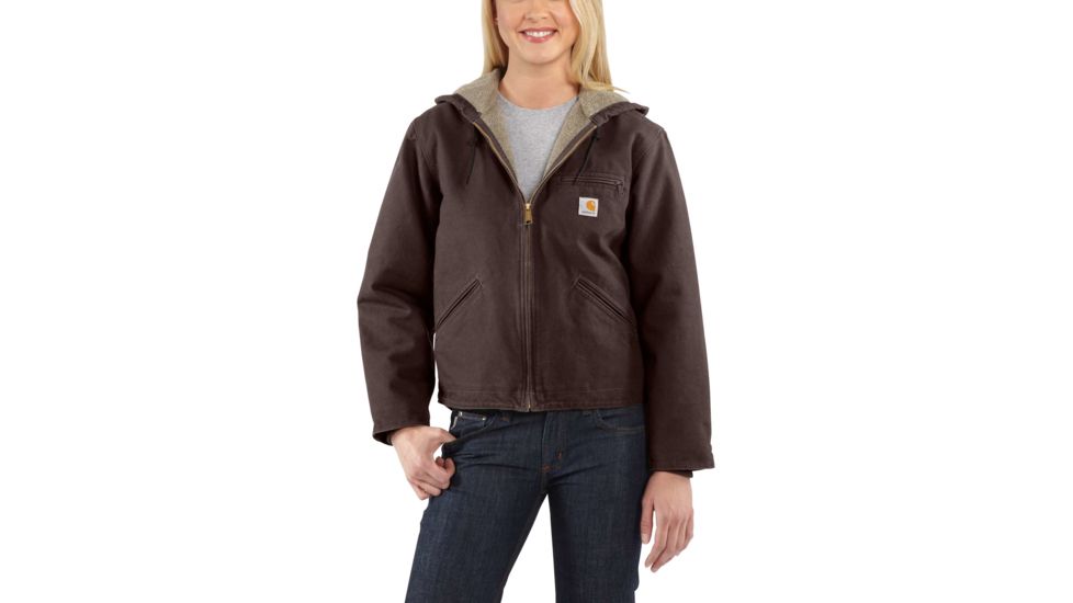 Carhartt Sierra Jacket - Womens, Dark Brown, L-REG WJ141-201-REG-LRG
