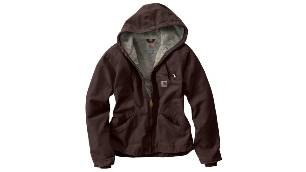 Carhartt Sierra Jacket - Womens, Dark Brown, L-REG WJ141-201-REG-LRG