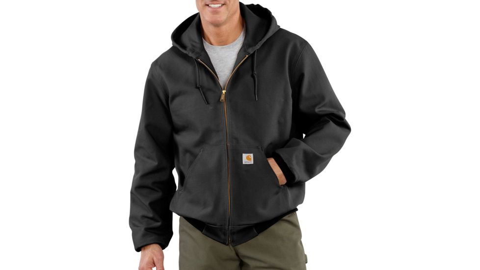 Carhartt Duck Thermal-Lined Active Jacket - Men's, Black, Medium, Regular, J131-BLK-REG-MED