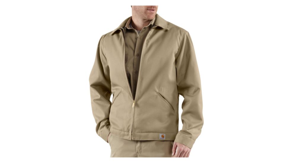Carhartt Twill Work Jacket - Men's-Khaki-X-Large-Tall