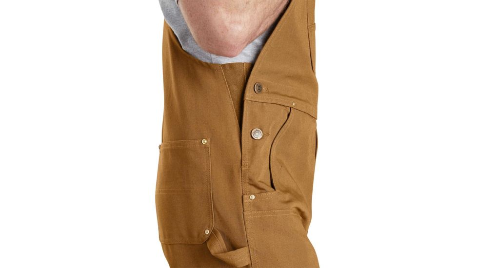 Carhartt Unlined Bib - Mens, Carhartt Brown, 30, Regular, 102776-211-32-30