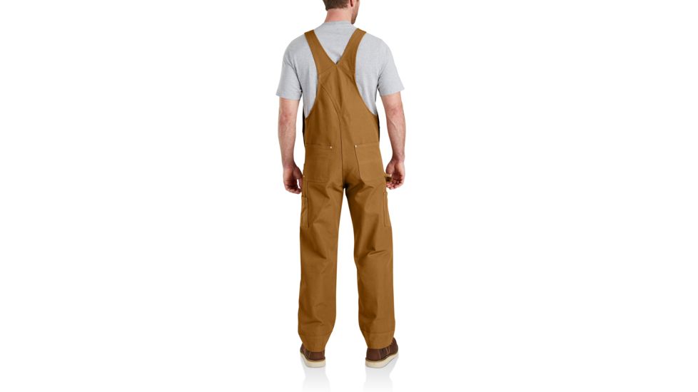 Carhartt Unlined Bib - Mens, Carhartt Brown, 38, Shorrt, 102776-211-30-38