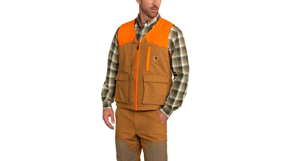 Carhartt Upland Field Vest - Mens, Carhartt Brown, Small, 102801-211-REG-S