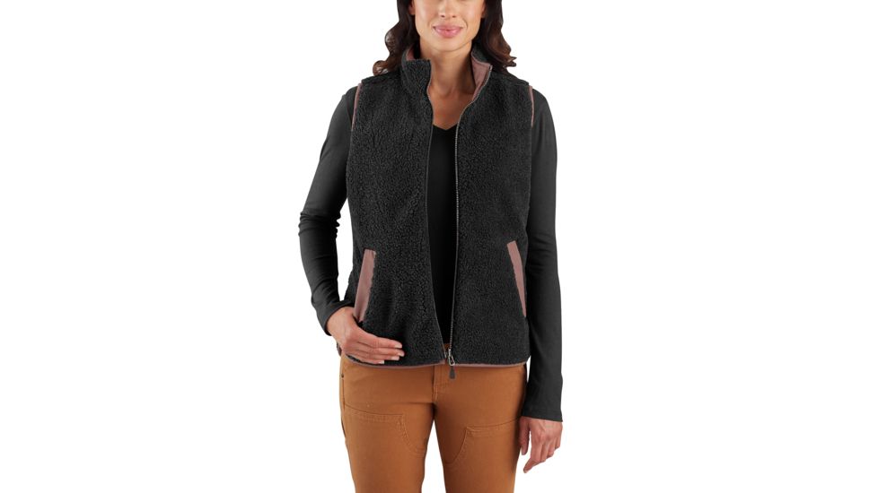 Carhartt Utility Sherpa Lined Vest - Womens, Burlwood, Large, 103907-667-REG-L