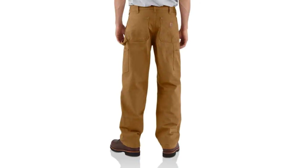 Carhartt Washed-Duck Double-Front Work Dungaree - Men's, Carhartt Brown, 32-32, B136-BRN-32-32