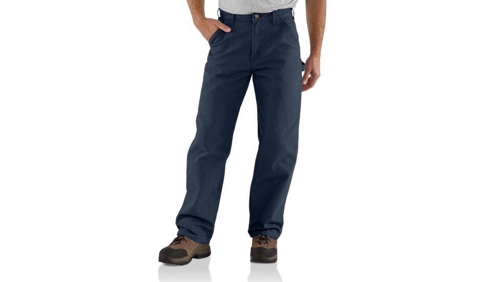 Carhartt Washed Duck Work Dungaree for Mens, Petrol Blue, 28/30 B11-PTB-30-28