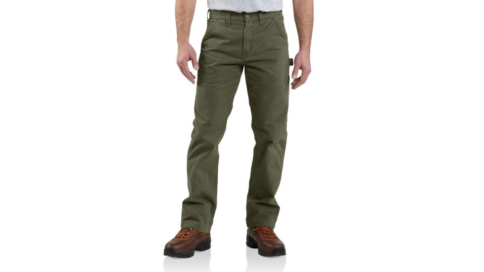 Carhartt Washed Twill Dungaree for Mens, Army Green, 31/30 B324-ARG-30-31