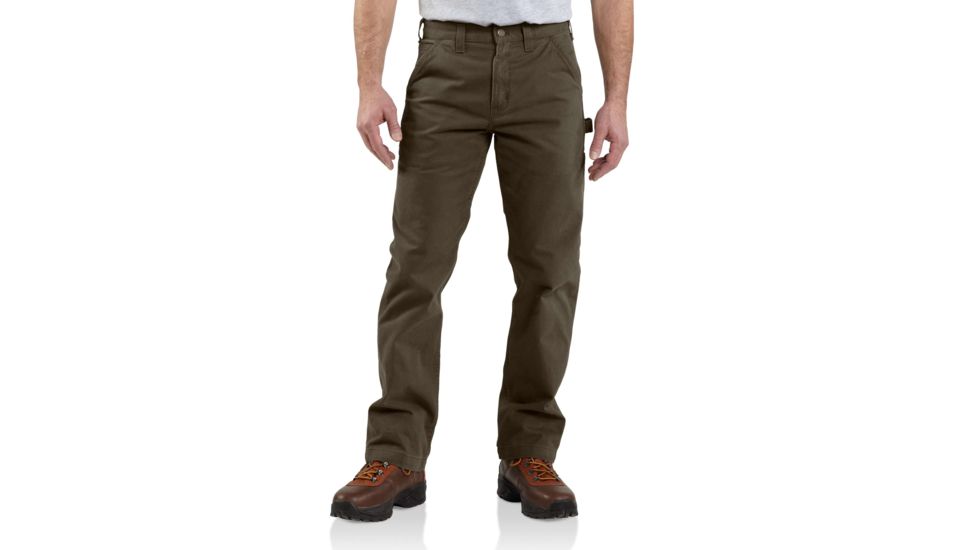 Carhartt Washed Twill Dungaree for Mens, Dark Coffee, 30/30 B324-DFE-30-30