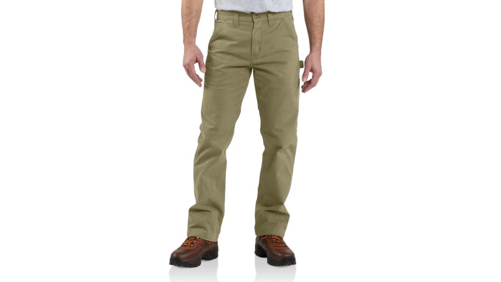 Carhartt Washed Twill Dungaree for Mens, Dark Khaki, 31/30 B324-DKH-30-31