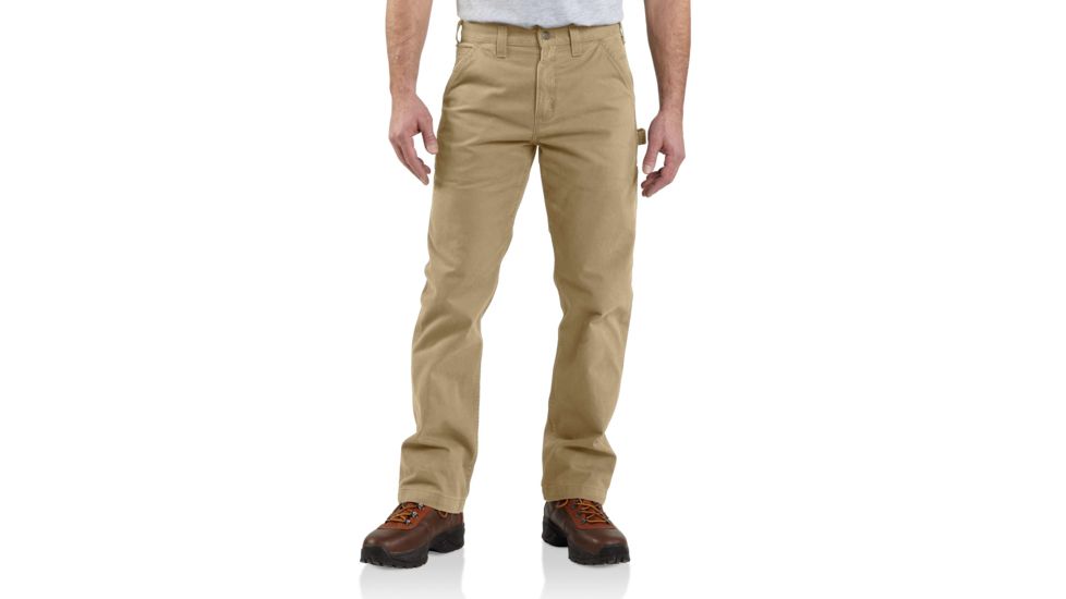 Carhartt Washed Twill Dungaree for Mens, Field Khaki, 30/30 B324-FDK-30-30