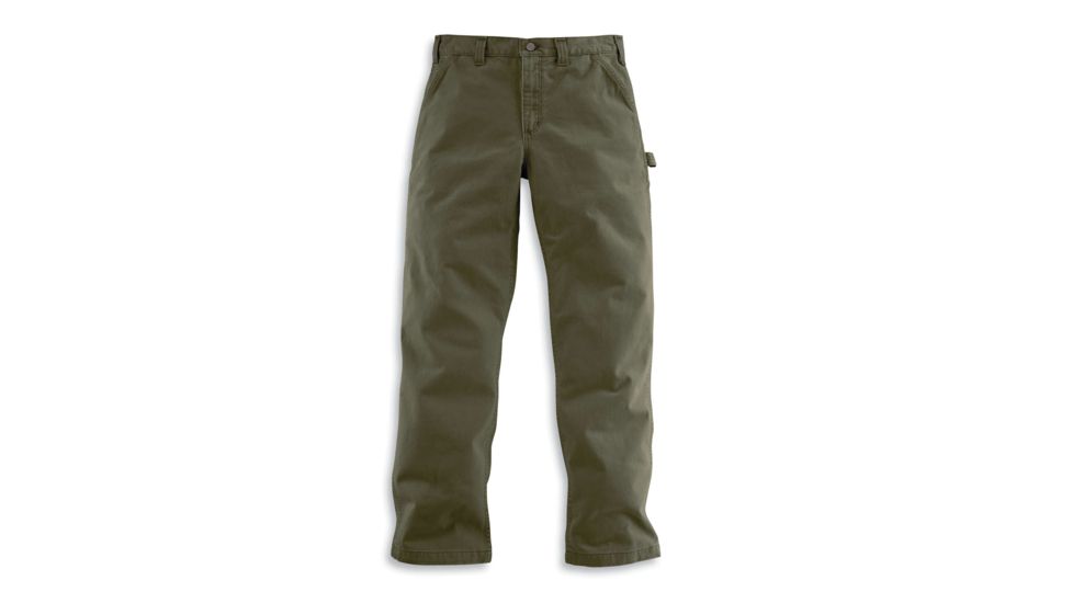 Carhartt Washed Twill Dungaree Relaxed Fit - Mens, Army Green, 50 Waist, 30 Inseam B324-ARG-30-50