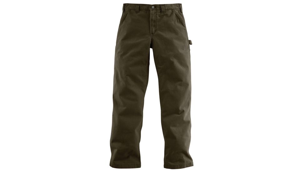 Carhartt Washed Twill Dungaree Relaxed Fit - Mens, Dark Coffee, 44 Waist, 34 Inseam B324-DFE-34-44