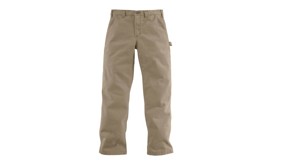 Carhartt Washed Twill Dungaree Relaxed Fit - Mens, Dark Khaki, 50 Waist, 32 Inseam B324-DKH-32-50
