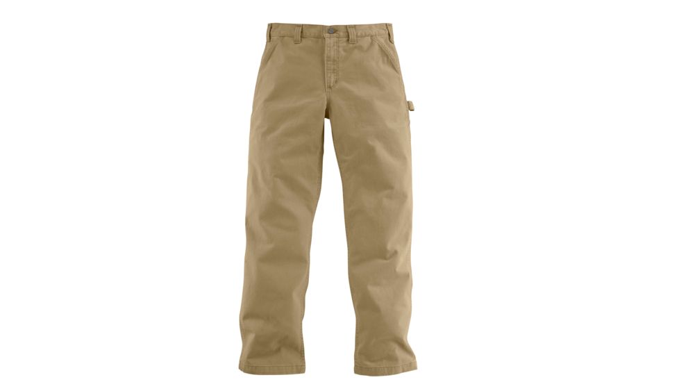 Carhartt Washed Twill Dungaree Relaxed Fit - Mens, Field Khaki, 48 Waist, 32 Inseam B324-FDK-32-48