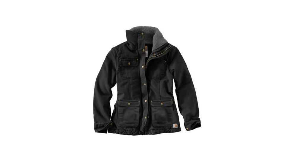 Carhartt Weathered Duck Wesley Coat - Women's, Black, 2XL, Regular, 102247-001-REG-XXL