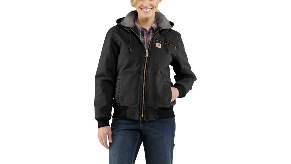 Carhartt Wildwood Jacket - Womens, Black, Medium-Regular 100815-001-REG-M