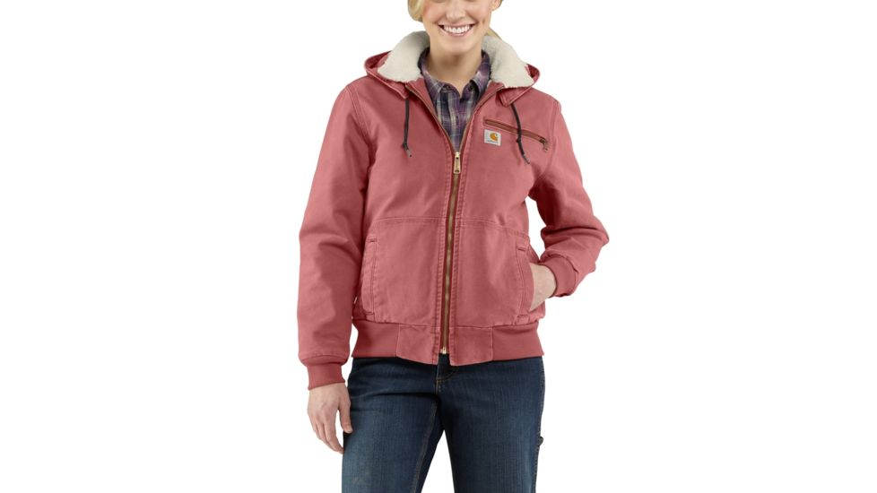 Carhartt Women's Wildwood Jacket, Dried Rose, Small 100815-680REGSA