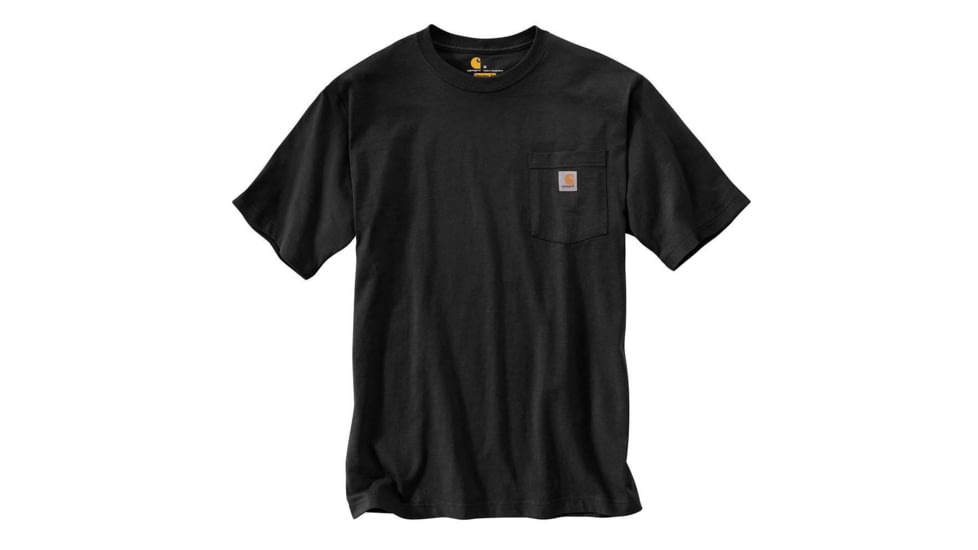 Carhartt Workwear Logo Fish Graphic Pocket Short Sleeve T-Shirt Regular - Mens, Black, 3XL, 103561-001-3XL-REG