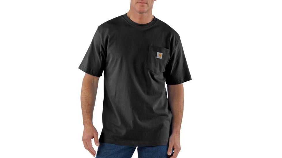 Carhartt Workwear Pocket T-Shirt - Men's, Black, Small, Regular, K87-BLK-REG-SML