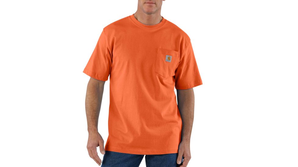 Carhartt Workwear Pocket T-Shirt - Men's, Orange, 2XL, Regular, K87-ORG-REG-XXL