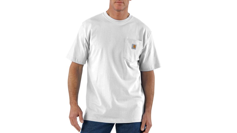 Carhartt Workwear Pocket T-Shirt - Men's, White, Small, Regular, K87-WHT-REG-SML